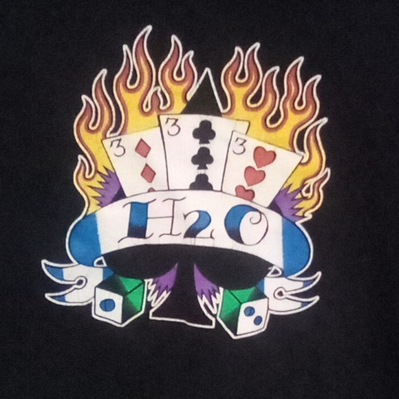 ♠️Vintage H2O Shirt, Punk Rock, L🔥 - Picture 2 of 4